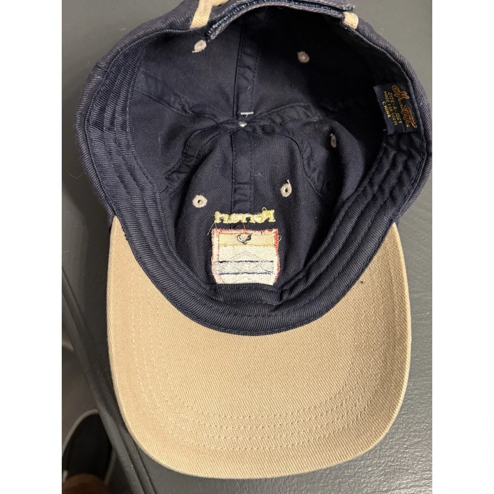 Ferrari Vintage Navy Adjustable‎ Hat Embroidered Collaboration With 1st MAC USMC